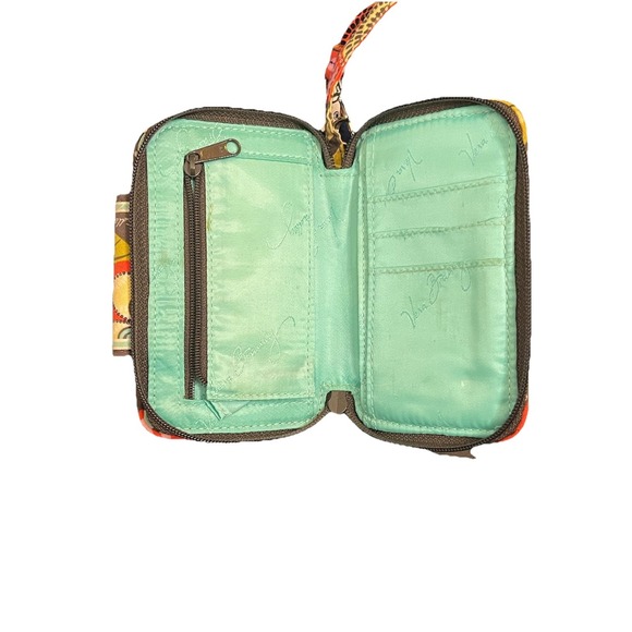 Vera Bradley Floral Multicolor Wristlet Wallet with ID Window & Card Slots - Picture 2 of 6